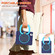 Silicone + PC Protective Case with Holder & Shoulder Strap iPad Air 2022 / 2020 10.9 - Navy Blue