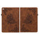 Butterfly Flower Embossed Leather Tablet Case iPad 10.2 2021&2020&2019 / Air 2019 - Brown