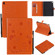 iPad 10.2 / Air - 2019 / Pro 10.5 Cat Bee Embossing Pattern Horizontal Flip Leather Case with Holder & Card Slots & Wallet & Pen Slot & Wake-up / Sleep Function - Orange