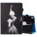 iPad 10.2 / iPad Air 10.5 2019 Sewing Thread Horizontal Painted Flat Leather Case with Pen Cover & Anti Skid Strip & Card Slot & Holder & Sleep / Wake-up Function - Star Girl