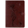 iPad 10.2 / Pro 10.5 / Air 2019 Pressed Printing Woman and Cat Pattern Horizontal Flip Leather Case with Holder & Card Slots & Wallet - Brown