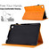 iPad 10.2 2019 / 2020 / Air 10.5 2019 Rhombus Embossed Leather Smart Tablet Case - Khaki
