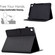 iPad 10.2 2020 / 2019 Solid Color Fiber Texture Smart Tablet Leather Case - Black