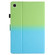 iPad 10.2 2020/2019 / 10.5 2019/2017 Stitching Gradient Leather Tablet Case - Green Blue
