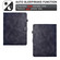 iPad 10.2 2021 / 10.5 2019 Flowers and Bird Embossed Smart Leather Tablet Case - Black