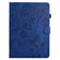 iPad 10.2 2021 / 10.5 2019 Flowers and Bird Embossed Smart Leather Tablet Case - Dark Blue