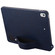 iPad 10.2 2021 / 2020 / 10.5 2019 TPU Leather Back Tablet Case with Wristband - Dark Blue