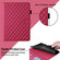 iPad 10.2 2021 / 2020 / 10.5 Rhombus Lattice Leather Smart Tablet Case - Red
