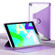 iPad 10.2 2021 / 2020 / 2019 Clear 360 Rotation Stand Smart Leather Tablet Case - Purple