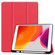iPad 10.2 2021 / 2020 / 2019 Custer Texture Horizontal Flip Smart TPU Leather Case with Sleep / Wake-up Function & Three-folding Holder & Pen Slot - Red