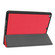 iPad 10.2 2021 / 2020 / 2019 Custer Texture Horizontal Flip Smart TPU Leather Case with Sleep / Wake-up Function & Three-folding Holder & Pen Slot - Red