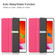 iPad 10.2 2021 / 2020 / 2019 Custer Texture Horizontal Flip Smart TPU Leather Case with Sleep / Wake-up Function & Three-folding Holder & Pen Slot - Rose Red