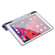 iPad 10.2 2021 / 2020 / 2019 Deformation Transparent Acrylic Horizontal Flip PU Leather Case with Multi-folding Holder & Sleep / Wake-up Function & Pen Slot - Baby Blue