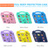 iPad 10.2 2021 / 2020 / 2019 Handle Kickstand Children EVA Shockproof Tablet Case - Yellow