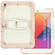 iPad 10.2 2021 / 2020 / 2019 Shockproof Colorful Silica Gel + PC Protective Case with Holder & Shoulder Strap - Rose Gold