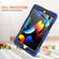 iPad 10.2 2021 / 2020 / 2019 Shockproof Colorful Silicone + PC Protective Case with Holder & Pen Slot - Blue