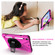 iPad 10.2 2021 / 2020 / 2019 Shockproof Colorful Silicone + PC Protective Case with Holder & Shoulder Strap & Hand Strap & Pen Slot - Pink