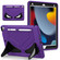 iPad 10.2 2021 / 2020 / 2019 Silicone + PC Shockproof Protective Tablet Case - Purple+Black