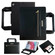 iPad 10.2 2021 / 2020 / 2019 Zipper Handle Retro Smart Leather Tablet Case - Black