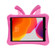 iPad 10.2 2021 Butterfly Bracket Style EVA Children Falling Proof Cover Protective Case - RoseRed