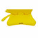 iPad 10.2 2021 Butterfly Bracket Style EVA Children Falling Proof Cover Protective Case - Yellow
