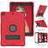 iPad 10.2 2021 Contrast Color Robot Shockproof Silicone + PC Tablet Case - Red Black