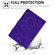 iPad 10.2 2021/2020/2019 / 10.5 2019/2017 Tower Embossed Leather Smart Tablet Case - Purple