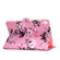 iPad 10.2 Colored Drawing Pattern Horizontal Flip PU Leather Case with Holder & Card Slot & Sleep / Wake-up Function - Pink Flowers