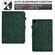 iPad 10.2 Rhombus TPU Smart Leather Tablet Case - Green