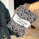 Magnetic Detachable Painted Tablet Leather Case iPad 10.2 2021 / 2020 / 2019 - Black and White Spots
