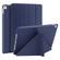 Multi-folding PU Leather Matte TPU Tablet Case iPad Pro 10.2 2021 / 2020 / 10.5 2017 - Dark Blue