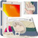 Shockproof Colorful Silicone + PC Protective Case with Holder & Shoulder Strap & Hand Strap iPad 10.2 - 2020 - Green