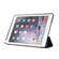 3-folding Skin Texture Horizontal Flip TPU + PU Leather Case with Holder iPad 9.7  - 2018 / 9.7  - 2017 / air / air2 - Navy Blue
