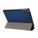 3-folding Skin Texture Horizontal Flip TPU + PU Leather Case with Holder iPad 9.7  - 2018 / 9.7  - 2017 / air / air2 - Navy Blue