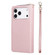 iPhone 17 Pro Max 9 Card Slots Zipper Wallet Bag Leather Phone Case - Rose Gold