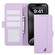 iPhone 17 Pro Max ABEEL Delicate Texture Splicing RFID Leather Phone Case - Purple