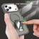 iPhone 17 Pro Max Acrylic Hybrid TPU MagSafe Holder Phone Case - Dark Blue