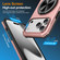 iPhone 17 Pro Max Alloy Rotating Holder MagSafe Shockproof Phone Case - Rose Gold