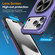 iPhone 17 Pro Max Alloy Rotating Holder MagSafe Shockproof Phone Case - Violet