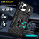iPhone 17 Pro Max Armor PC + TPU Camera Shield Phone Case - Black