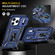 iPhone 17 Pro Max Armor PC + TPU Camera Shield Phone Case - Navy Blue