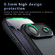 iPhone 17 Pro Max Armor Precise Hole PC Hybrid TPU Phone Case - Transparent