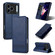 iPhone 17 Pro Max AZNS Magnetic Calf Texture Flip Leather Phone Case - Dark Blue