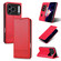 iPhone 17 Pro Max AZNS Magnetic Calf Texture Flip Leather Phone Case - Red
