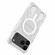 iPhone 17 Pro Max BIBERCAS Transparent Color Series MagSafe Air Bag Shockproof Phone Case - White
