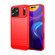 iPhone 17 Pro Max Brushed Texture Carbon Fiber TPU Phone Case - Red