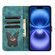 iPhone 17 Pro Max Butterfly Cat Embossing Flip Leather Phone Case - Wathet