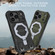 iPhone 17 Pro Max Camera Shield Armor MagSafe Holder Phone Case with Strap - Sapphire Blue