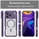 iPhone 17 Pro Max Carbon Fiber Texture MagSafe Translucent Phone Case - Purple
