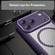 iPhone 17 Pro Max Carbon Fiber Texture MagSafe Translucent Phone Case - Purple